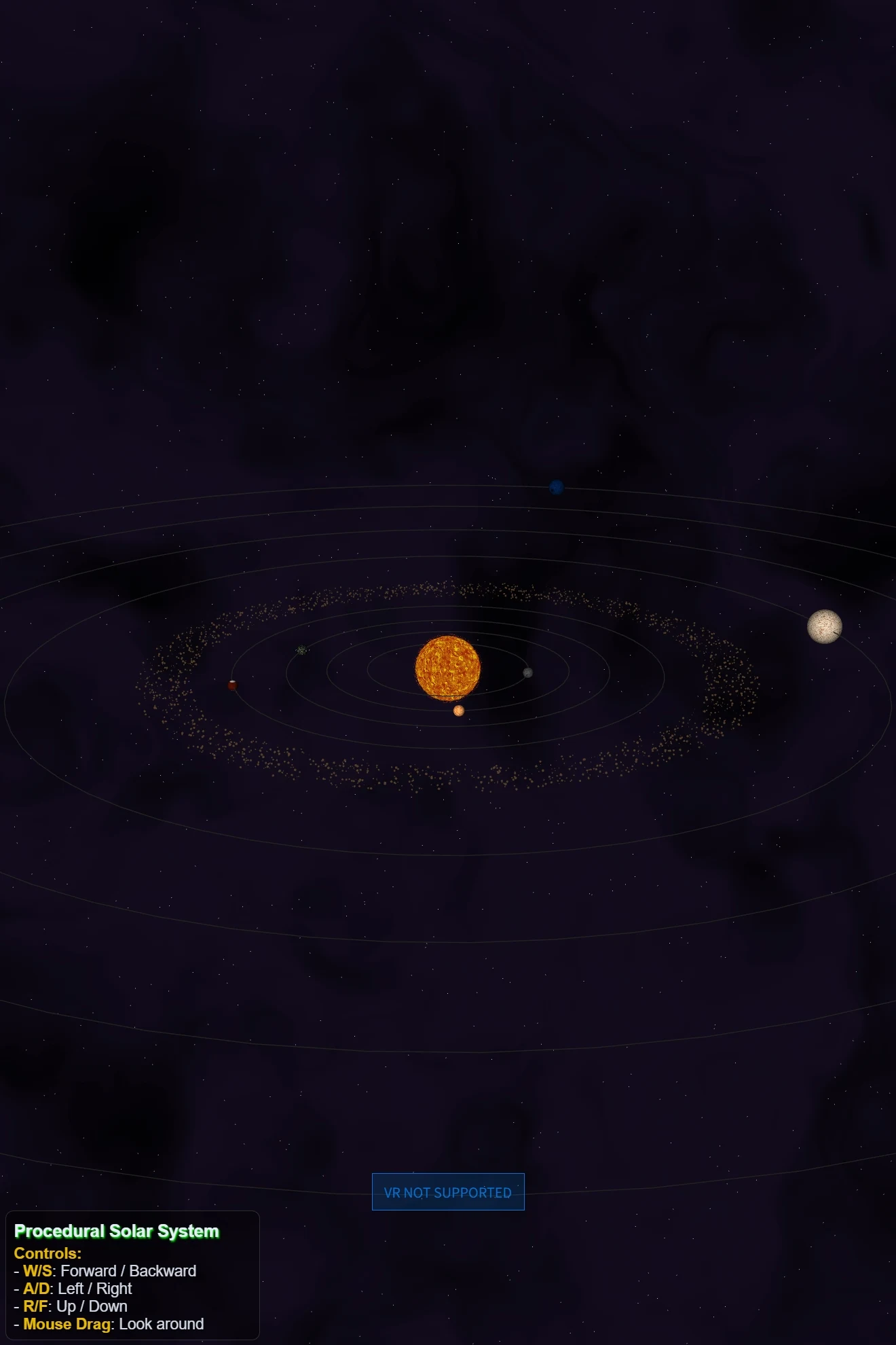 Procedural Solar System