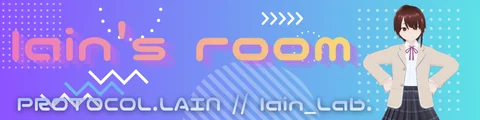 [WEB Add] WIRED ROOM - バナー画像 (lain's room)